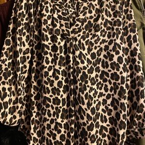 Vince Camuto Leopard Print Top